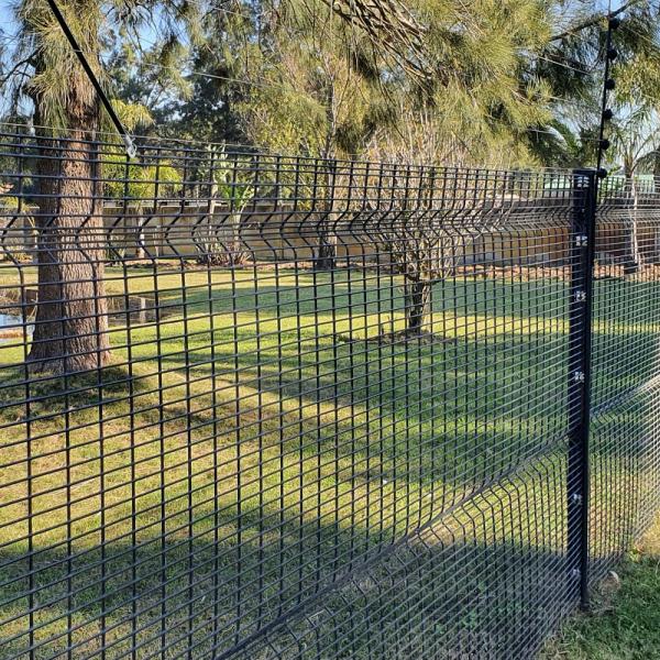 Clear View 358 Anti Climb Fence High Security Dense Mesh Fence Panels