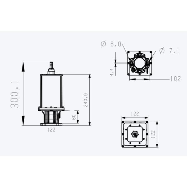 Compact AIS Navigation Unit Solar Ready With 100Wh Lithium Battery Smart BMS