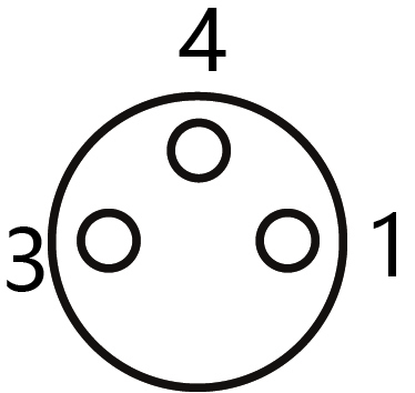 IP67 M8 Connector Harness Double End Precast Wire Harness PNP Belt LED Lamp Male / Female Straight 3P PUR 3m