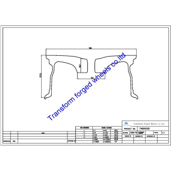 TM188002 18X1 inches forged wheels monoblock wheels blanks Dimple style barrel and rims