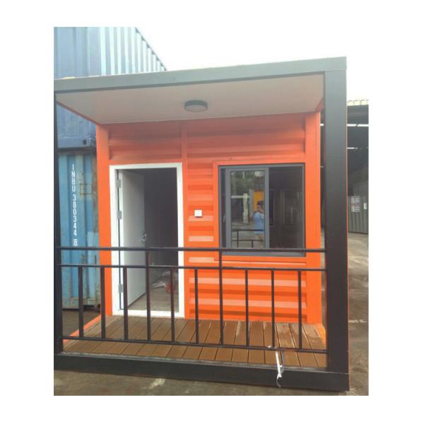 Orange 20GP Pop Up Container Office Container House 15m2