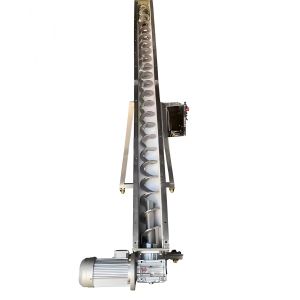 Efficient Shaftless Inclined Spiral Conveyor Multi-Material Applicable