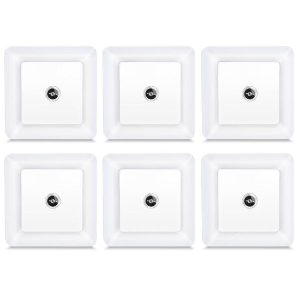 Plug in LED Night Light Lamp Wall Lights with Dusk to Dawn Light Sensor