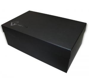 China High End Black Two Piece Gift Box , Decorative Cardboard Boxes For Gifts wholesale