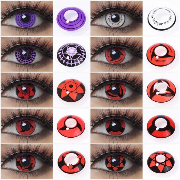 OEM Halloween Demon Yearly Colored Contacts Lens For Family Party Show