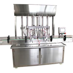 China Edible Oil Filling Machine Automatic Linear Plastic Bottle Jar Lubricant / Engine wholesale