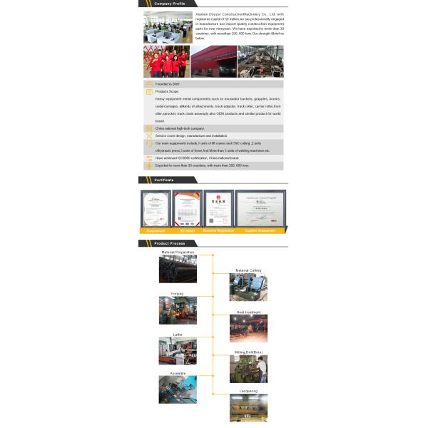 Highly Durable and Sk45 Mini Excavator Track Group with Forging/casting Technique