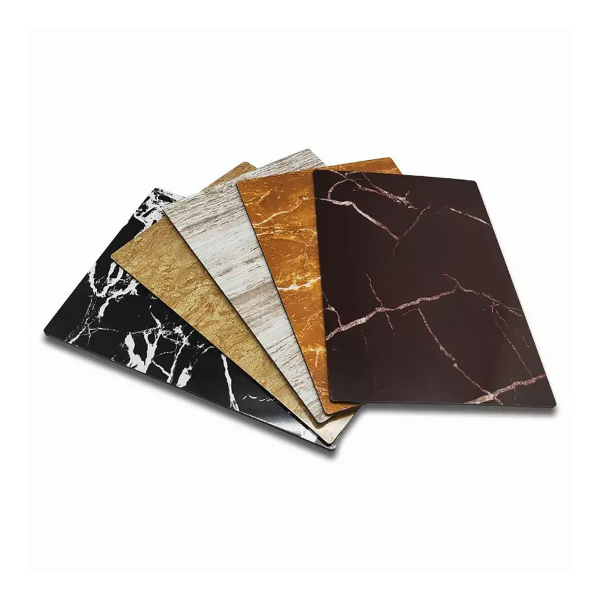 Buy 3mm-7mm White Marble Pe Aluminium Composite Panel With Fluorocarbon Coating Pvdf Acp Sheet For Cladding Exterior Wall