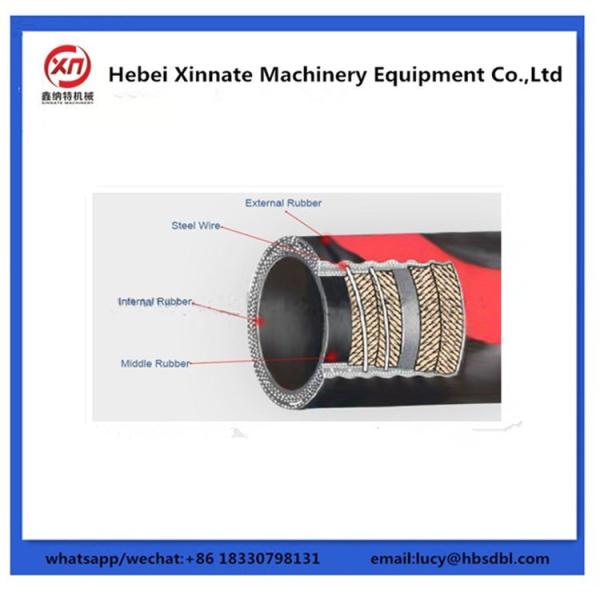 DN50-DN125 Concrete Pump Rubber Hose Flexible Fabric Hose