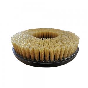 China Leather Surface Grinding Round Steel Brush with Diamond and Diamond Abrasive Material on sale