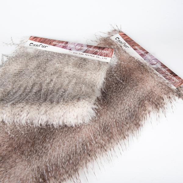 ODM Soft Artificial Fox Fur Fabric for Lady Coats and Jackets in 58/60" Width
