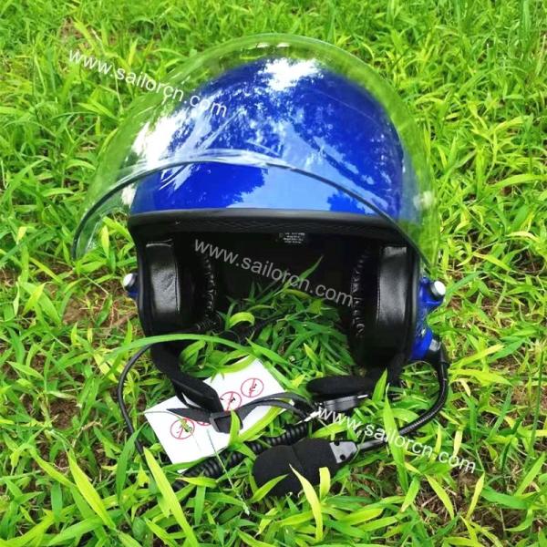 Noise cancel PPG helmet with full headset EN966 certificated Paramotor helmet China supplier