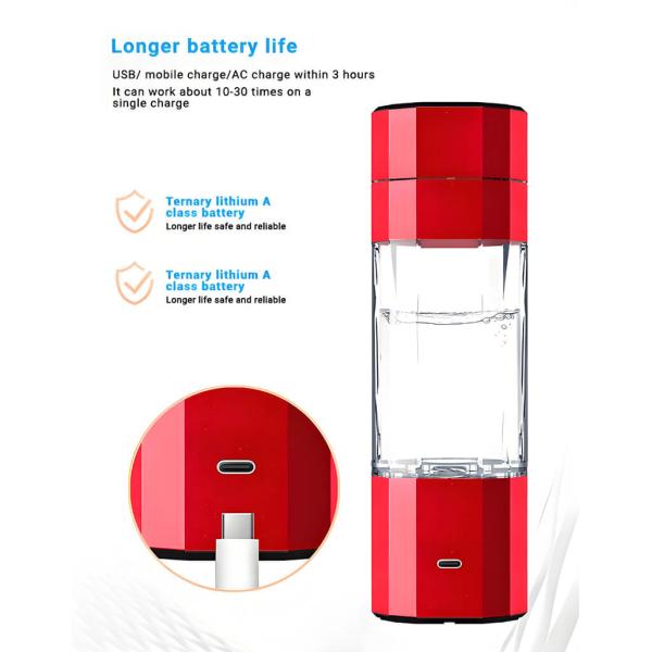 Tritan Hydrogen Generating Water Bottle 6000ppb Hydrogen Health Water Bottle