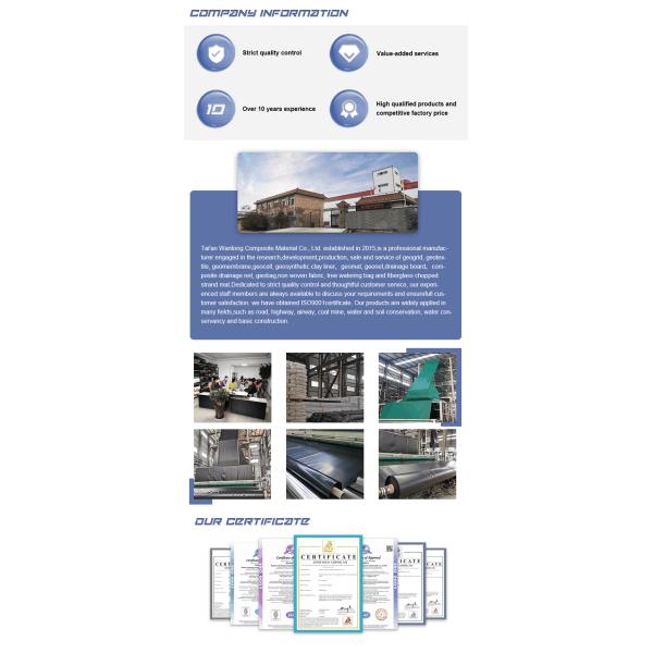 Online Technical Support 1mm HDPE Plastic Membrane Sheeting for Dam Liner