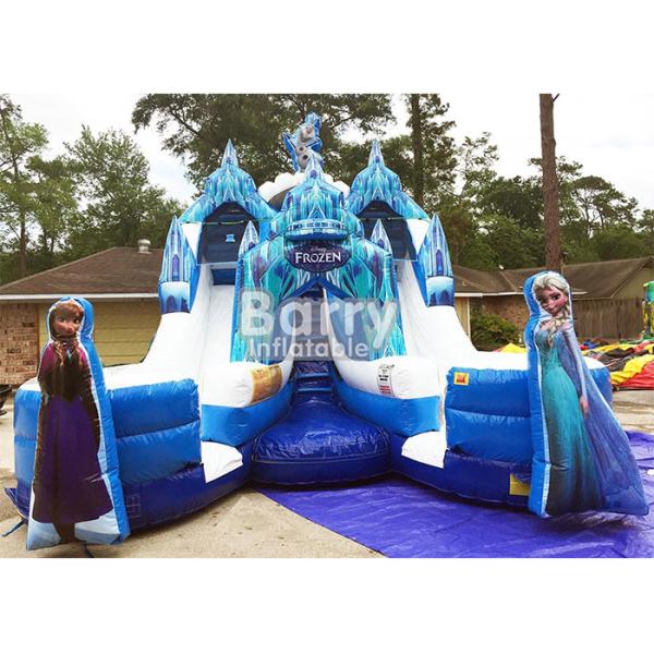 Octopus Inflatable Water Slide With Pool Amusement Park