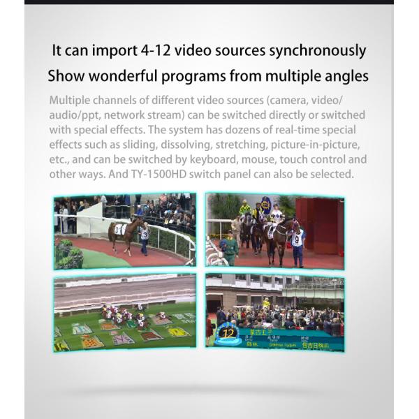 Newest 8k Vmix Live Streaming Broadcast Camera with 16G*2 RAM and SDI/HDMl Connection