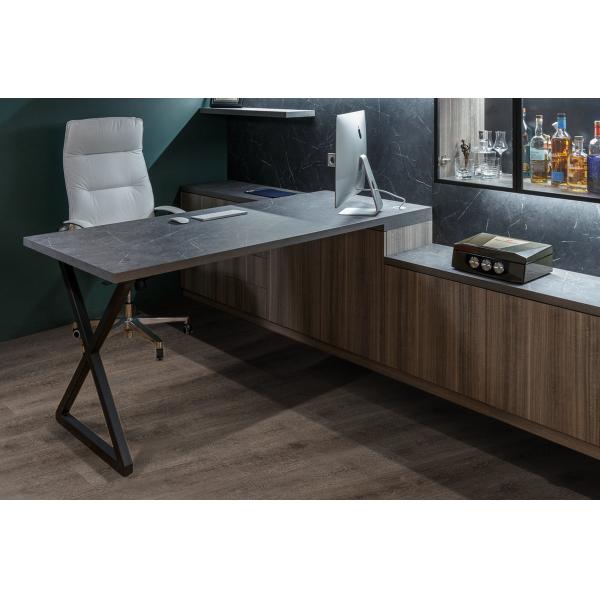 6mm SPC Core Luxury Vinyl Plank Eco Friendly Damp Proof Mantling Oak GKBM DM-W40054