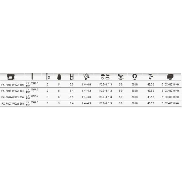 Siruba Type Flatbed Interlock Sewing Machine FX-F007