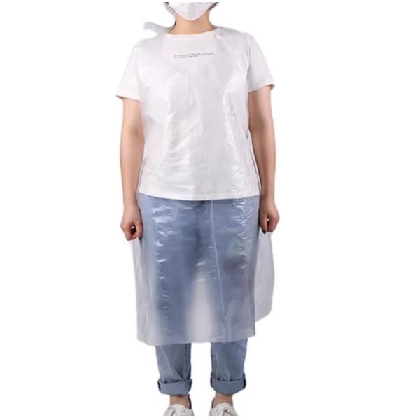 Quality Custom Transparent Pe Cheap Disposable Apron Medical Waterproof apron gown for sale