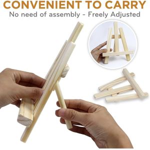 8 Inch Mini Tabletop Wooden Display Easel Sketch Easel Stand For Artists