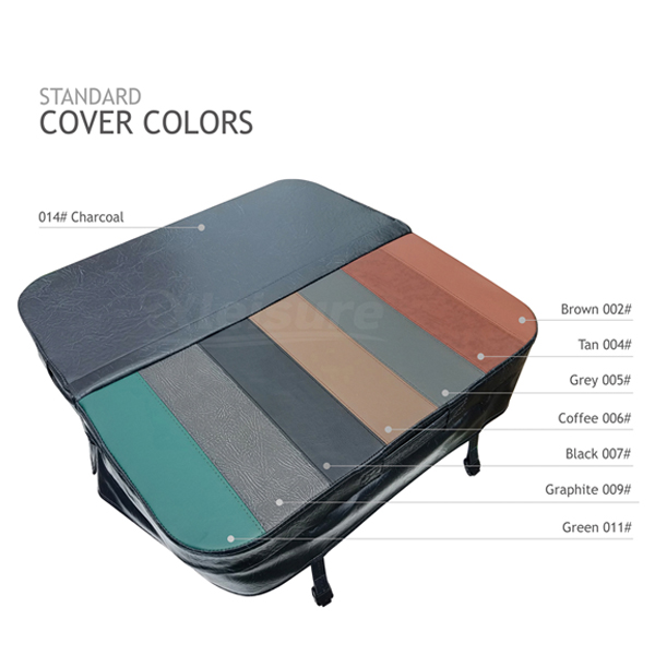 custom-made spa cover for wooden spa, cedar spa, tiled spa, inox spa - decagon