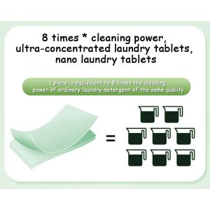 Remove Stain Laundry Sheets Detergent Disposable Convenient For Household