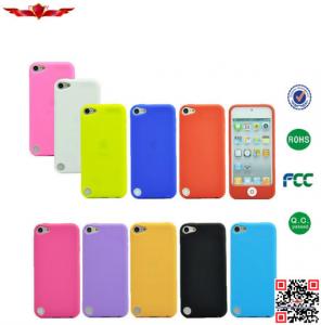 China New Arrival 100% Qualify Colorful Silicone Cover Cases For Ipod Touch 5G 5TH Soft And Slim wholesale
