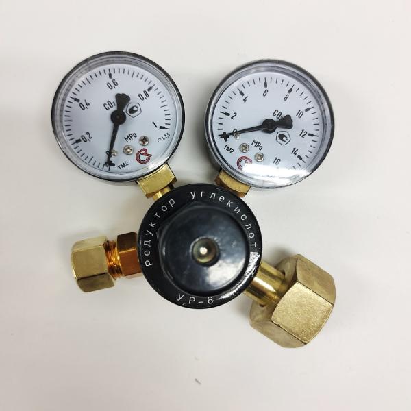 CO2 Gas Pressure Regulator Dual Stage Pressure Reducer for Russian Market G3/4 Thread