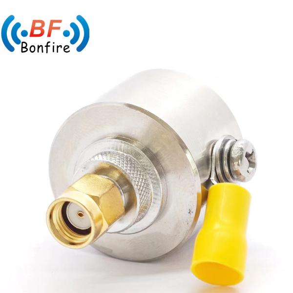 RF Arrester RF Male to Female Coaxial Surge Protector 698-3800MHz F Plug to F Jack for CCTV Lightning Protector Arrestor