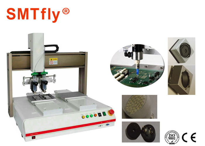 China Double Table Work SMT Solder Paste Dispenser Machine,Glue Dispensing Systems SMTfly-322 on sale