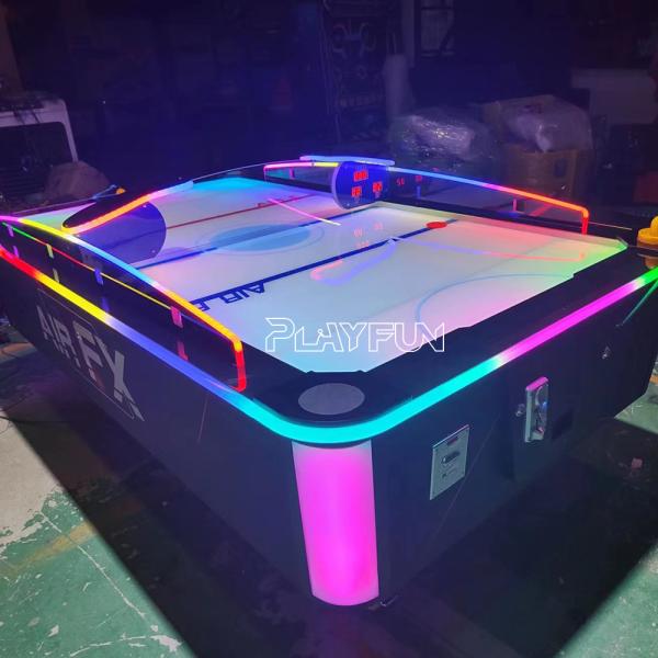 PlayFun Indoor Commercial Amusement Park Sport Air Hockey Coin Operated Arcade Table Game Machine