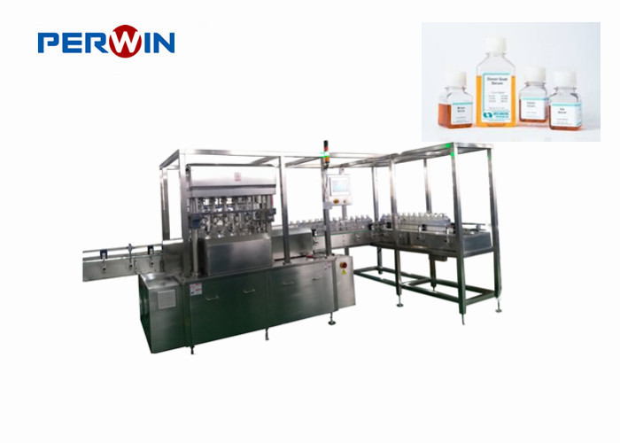 China Animal Serum Liquid Aseptic Filling Line 60ml Range With FFU Or HEPA wholesale
