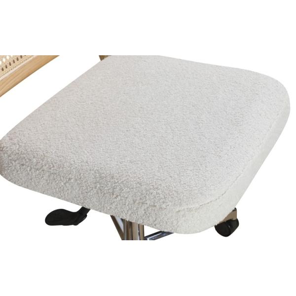 0.121CBM Executive Office Wicker Rattan Desk Chair Fabric 3d Adjustable Height