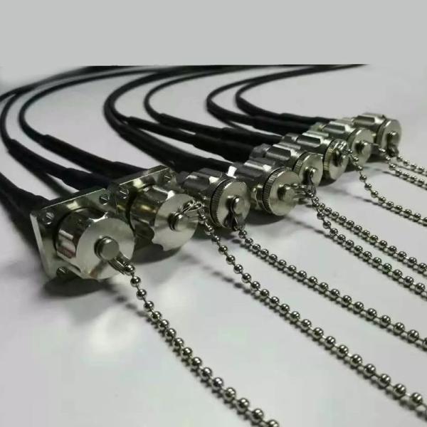 Portable Retractable Fiber Optic Cable Reel With Length 100M 200M 500M Armored Tactical Fiber Optic Patch Cord