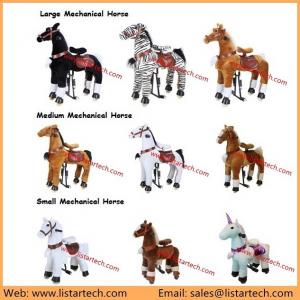 China Animal Pony Ride on Horse Toy Wheel Baby Walking Car Children Pony Cycle Toy wholesale