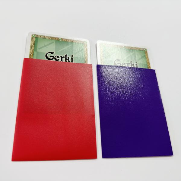 Pack Game MTG Card Sleeves Transparent Custom Protector