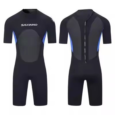 3mm Neoprene Diving Shorty Wetsuit Comfortable For Men Surfing Swimming