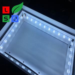 China 28mm Depth Thin LED Fabric Frame On / Off Switch For Art Show And Exhibition wholesale