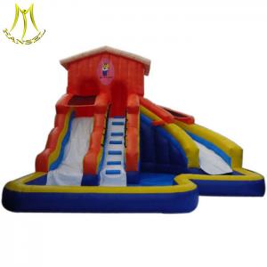 China Hansel factory price outdoor kids commercial inflatable water slide for sale wholesale