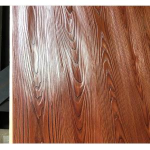 3D hard pressed synchronized texture finish mdf