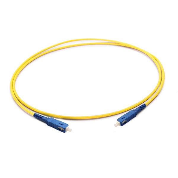 LSZH G652D Simplex Single Mode Fiber Cable , SC UPC To SC UPC Mode Conditioning Fiber Cable
