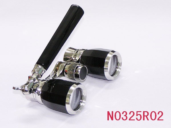 Antique Zoom Binoculars Glasses , Vintage Opera Glasses With Handle