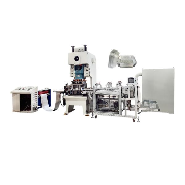 11kw Motor Power Semi Automatic Aluminum Foil Container Making Machine for Brands