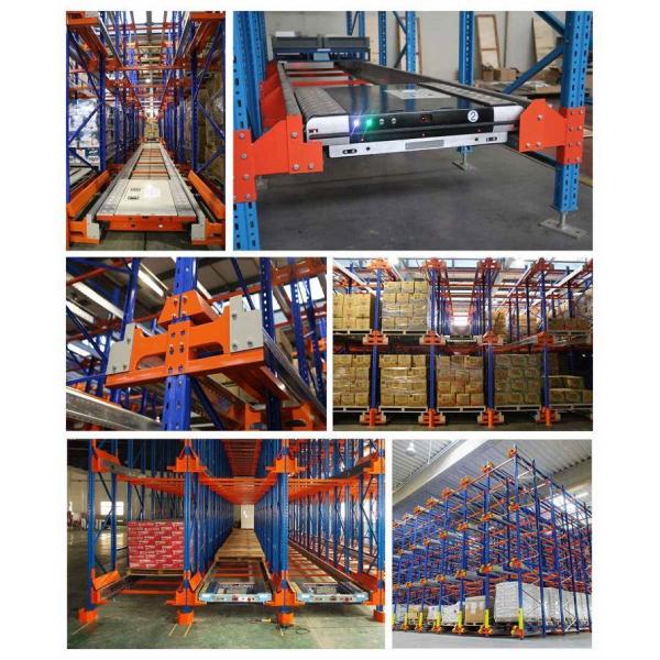 Cold Storage Radio Shuttle Rack With Power Coating Or Galvanized Finish