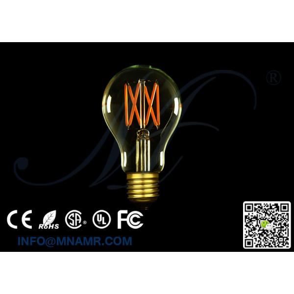 6W A19 LED Edison Bulb for Vintage Wrought Iron Light Loft Style Creative Pendant Lamp 6W A19 LED Edison Bulb for Vintage Wrought Iron Light Loft Style Creative Pendant Lamp