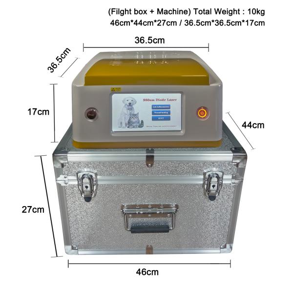 650nm 810nm 980nm 1064nm Diode Laser Hair Removal Portable For Animal Use