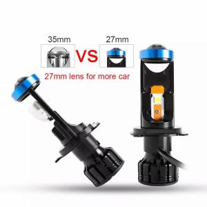 Wholesale H4 Mini Bi Led Lens Projector Auto Car Led Headlight Bulbs 40W