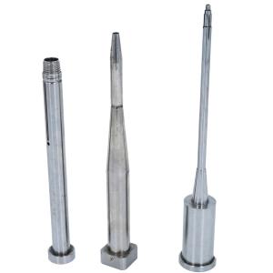SUJ2 Plastic Injection Mold Parts Polishing Round Mold Core Pins For Die Casting