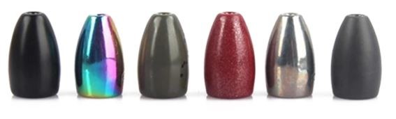 Smooth Inner Hole Tungsten Fishing Sinker For Carolina Rig