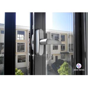 Outward / Inward Open Aluminum Casement Windows , Clear Tempered Glass Window